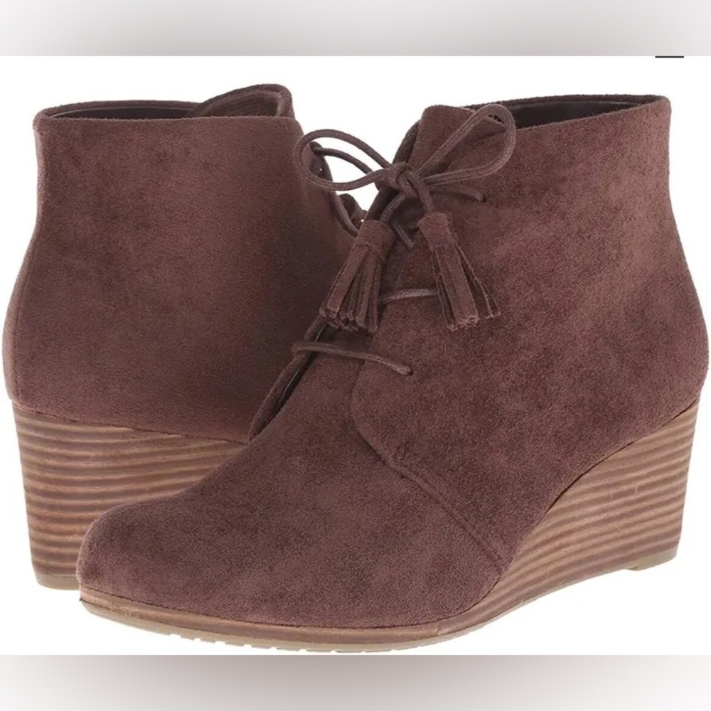 Dr. Scholl’s Brown Suede Ankle Boots